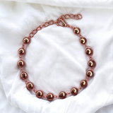 Adjustable Golden Plated Pearl Bracelet