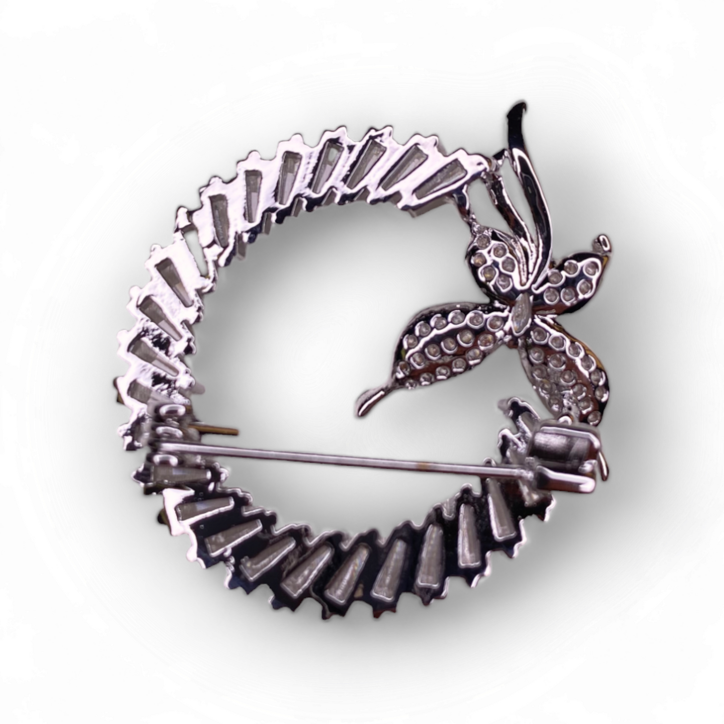 Radiant Circle Charm Brooch
