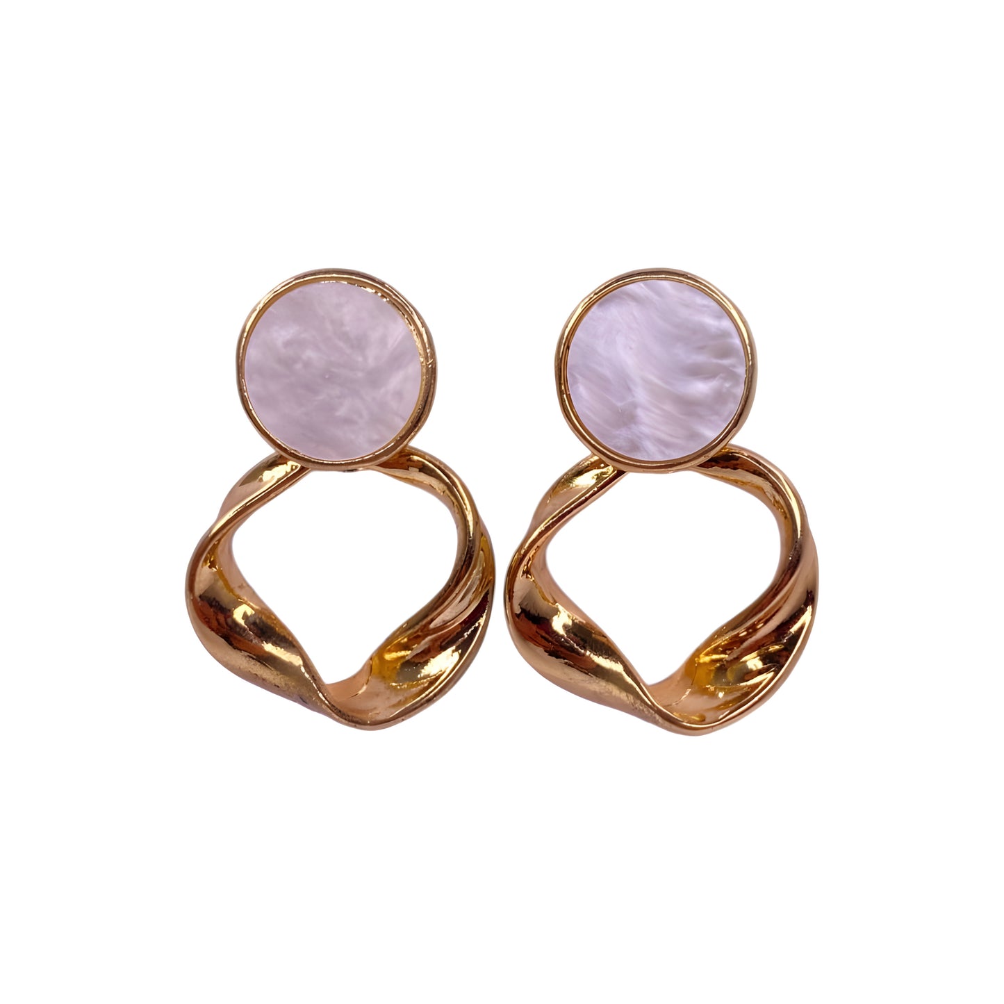 Wavy Dangler Earrings