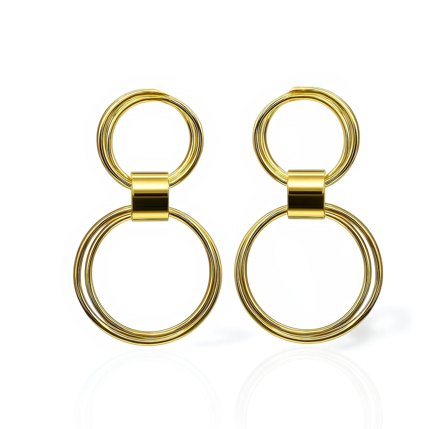 Circular Wired Hoops Danglers