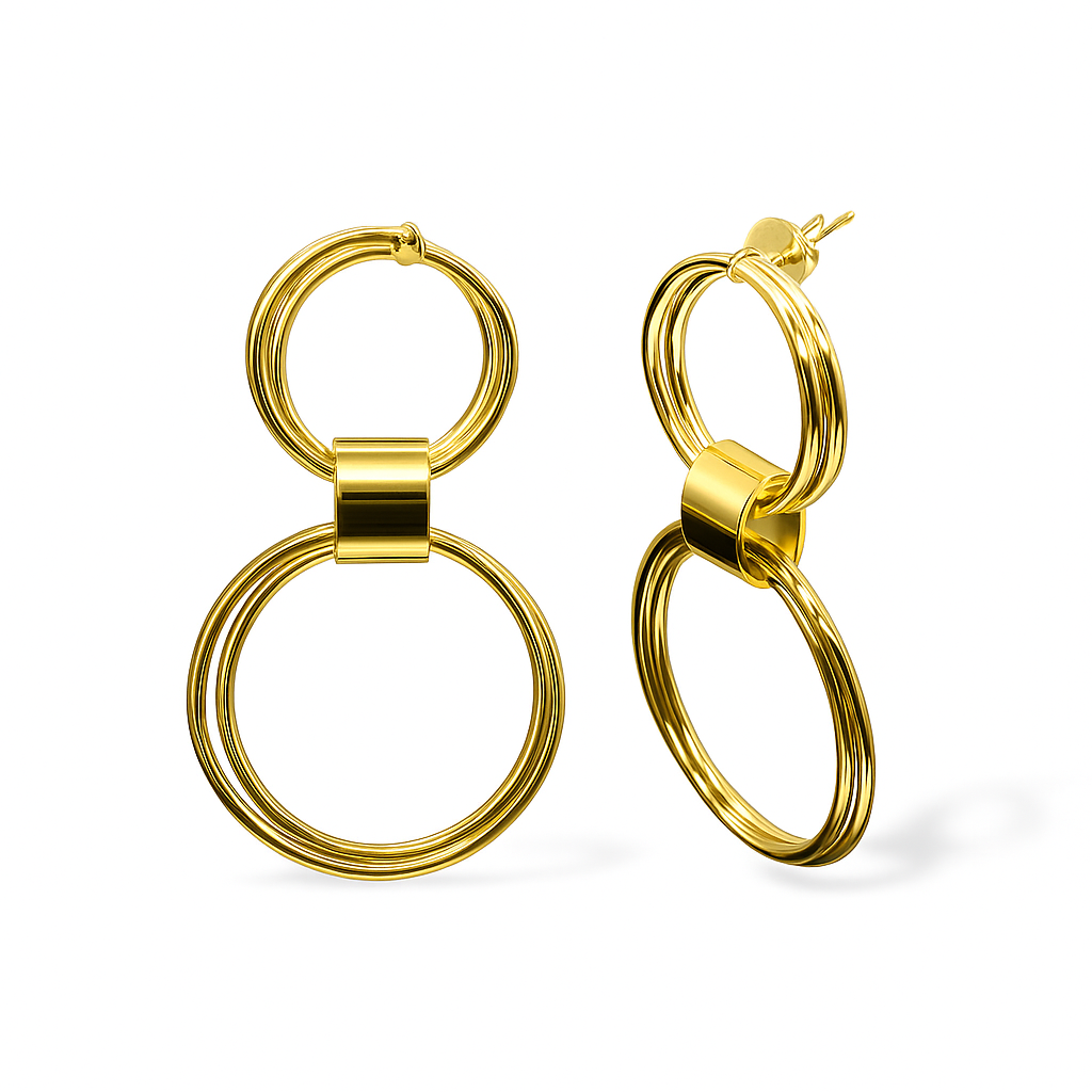 Circular Wired Hoops Danglers