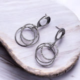 Stylish Danglers with cubic zirconia Stones