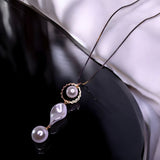 Stylish Long Pearl Necklace
