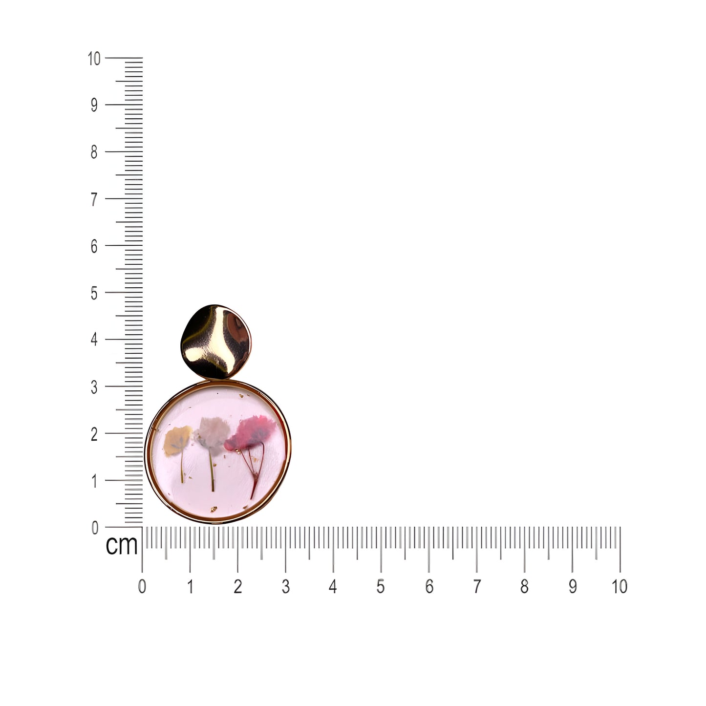 Ethereal Resin Cascade Dangler Earrings