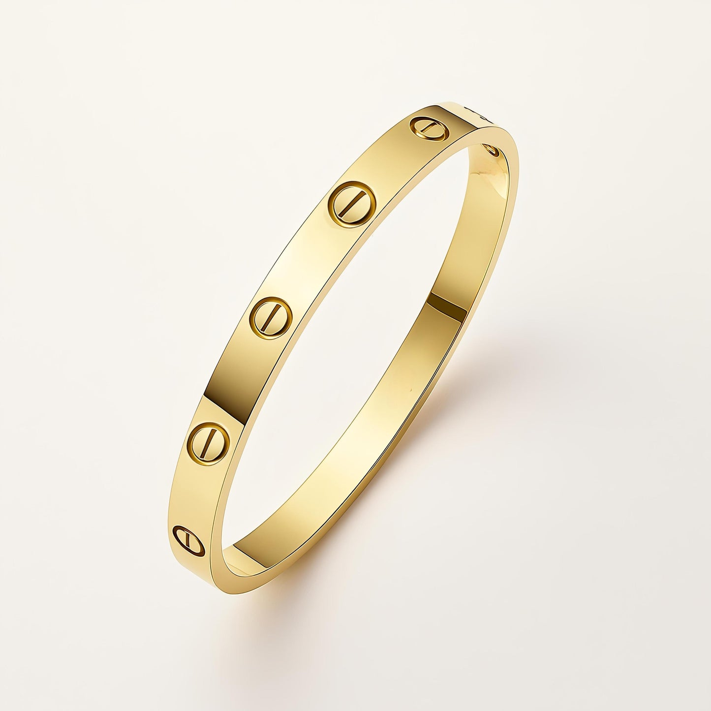 Stylish Anti Tarnish Stainless Steel Gold Plated Kada Bracelet by Vatiyaana Jewels