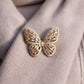 Gilded Wings Charm Butterfly Brooch