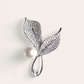 Pearl Brooch in Silver Plating