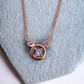 Radiant Round Chain Pendant