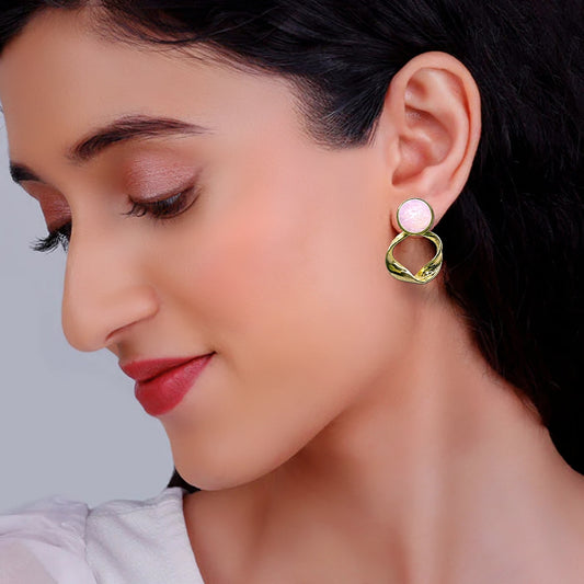 Wavy Dangler Earrings