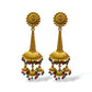 Beautiful Traditional Golden Antique Finish Jhumki