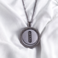 Sterling Silver Messika chain Pendant with CZ