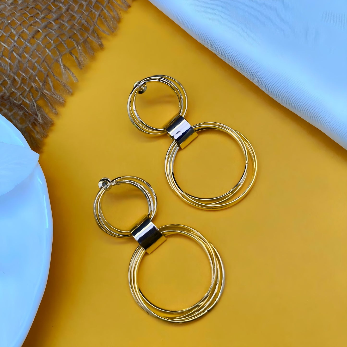Circular Wired Hoops Danglers