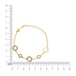 Gold Plated Circles of Love Bracelets