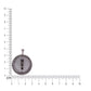 Sterling Silver Messika chain Pendant with CZ