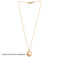 Golden Capturing Heart Chain Pendant
