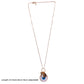 MOP Evil Eye Chain Pendant with Charms