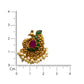 Antique Golden Plated Peacock Design Earrings with Hanging Pearls