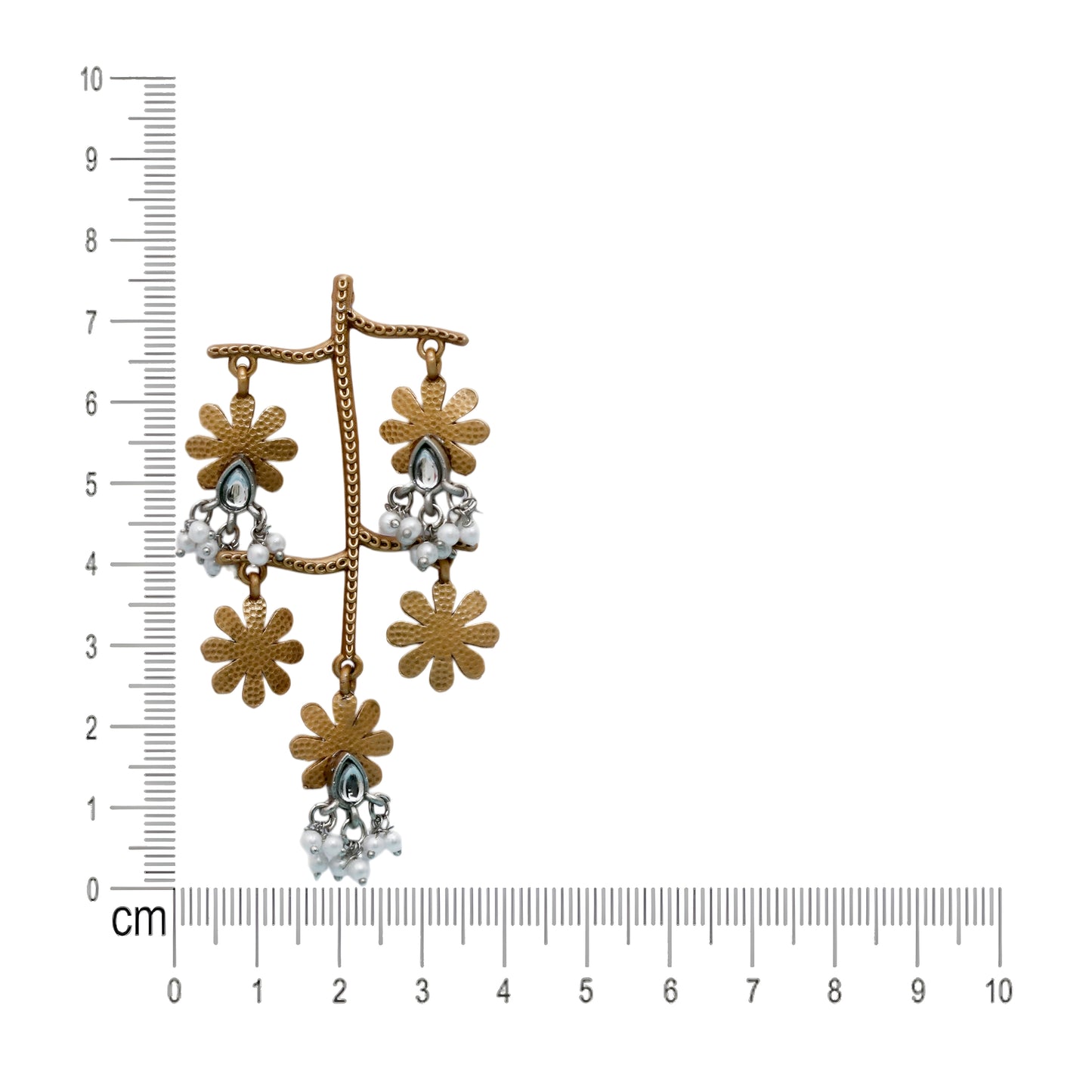 Beautiful Ethnic Antique Gold Finish Danglers