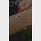 Gold Plated Circles of Love Bracelets
